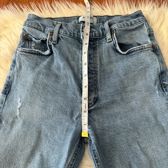 AGOLDE Buttonfly Nico High Rise Slim Jeans Headlines Size 24 - Picture 6 of 11